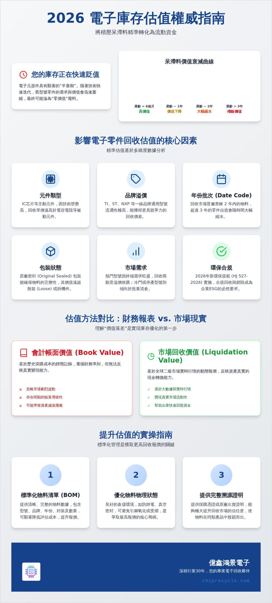 2026 电子库存估值权威指南:企业如何精准评估并转化呆滞电子零件价值 2026 电子库存估值权威指南:企业如何精准评估并转化呆滞电子零件价值